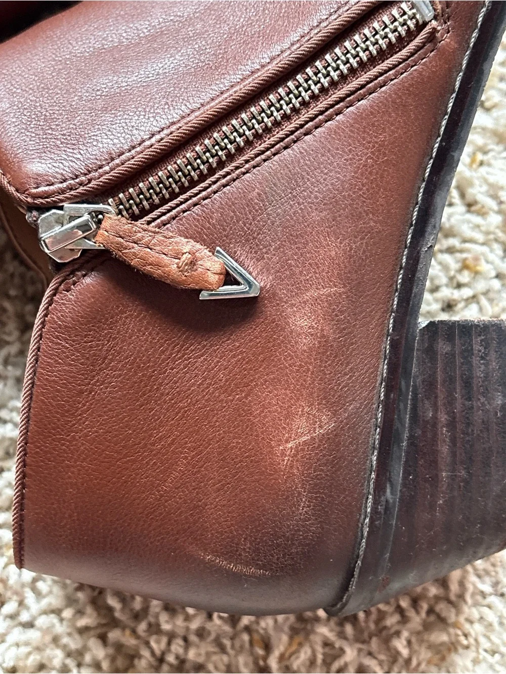 Vionic Jolene Ankle Bootie in Mocha Sz 10